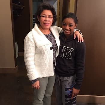 Nellie Biles and Simone Biles Photo