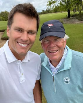 A Photo Of Tom Brady with his dad