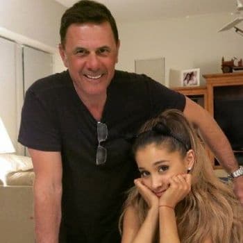 A photo of Edward and his daughter Ariana Grande