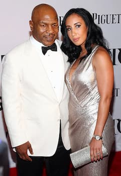 A photo of Lakiha and her husband Mike Tyson