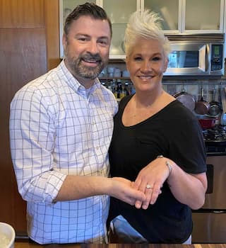 A Photo of Stuart and his wife Anne Burrell