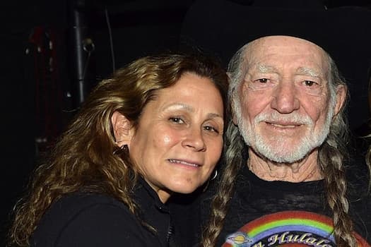 Annie D'Angelo and Willie Nelson Photo