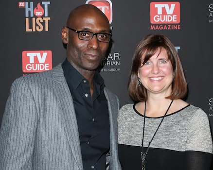 Lance Reddick and Stephanie Reddick's Photo