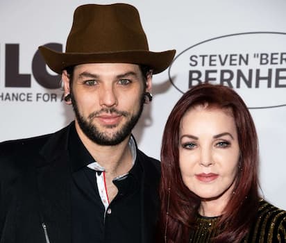 Navarone Garibaldi and Priscilla Presley Photo