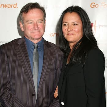 Robin Williams and Marsha Garces Williams' Photo